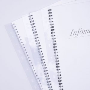 Abheftstreifen für Spiralbindungen