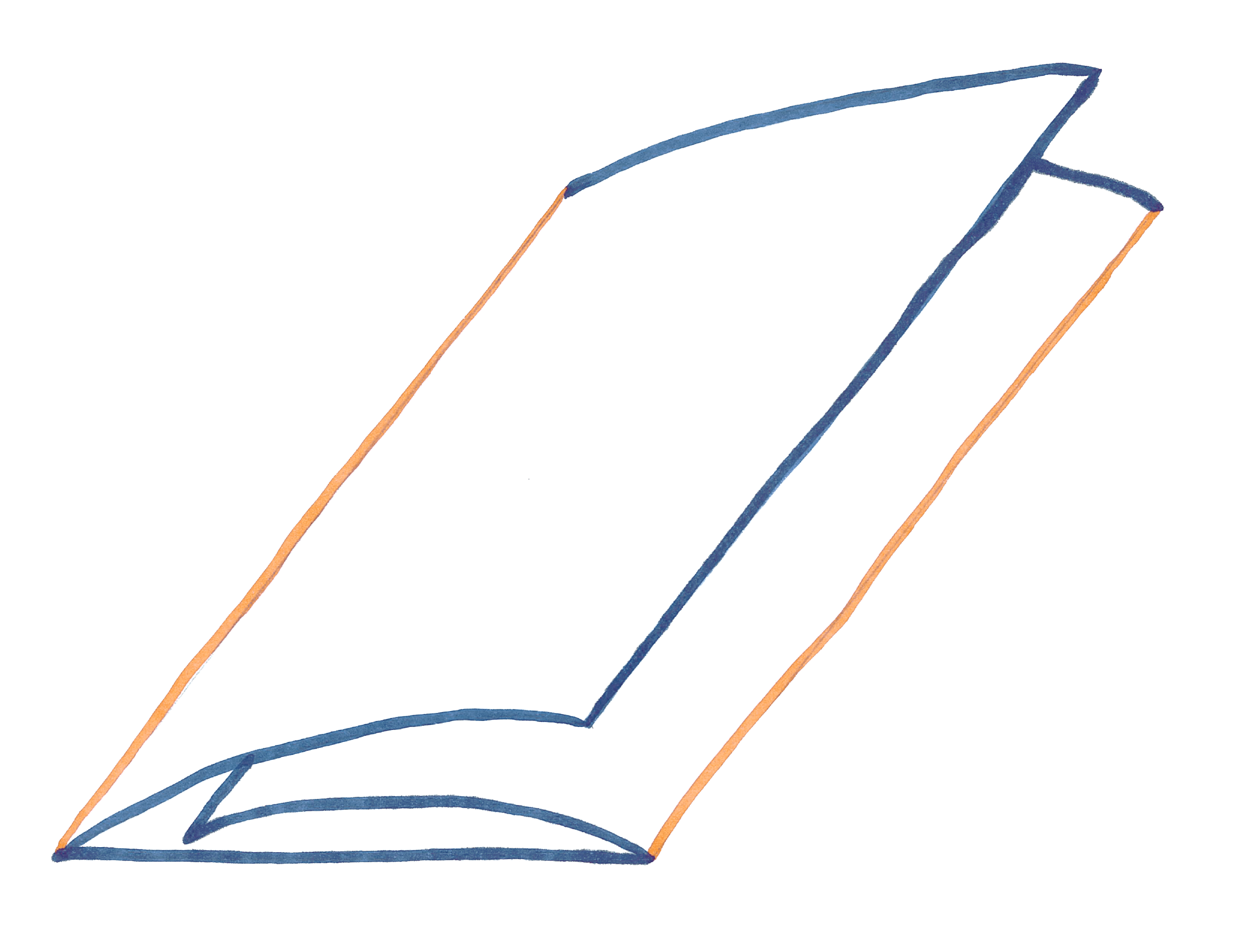 Skizze zum Wickelfalz