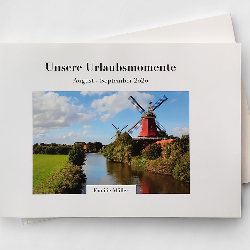 Softcover im Querformat A4